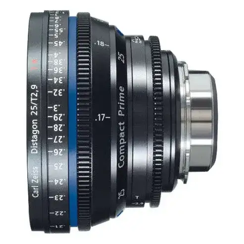 عدسة سينمائية ZEISS Compact Prime Distagon 25 مم/T2.9 - الصورة الرئيسية للإيجار | استأجر