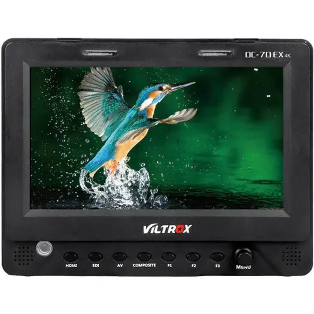 شاشة Viltrox DC70 EX LCD بدقة 4K مقاس 7 بوصات على الكاميرا