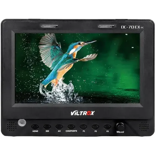 شاشة Viltrox DC70 EX LCD بدقة 4K مقاس 7 بوصات على الكاميرا