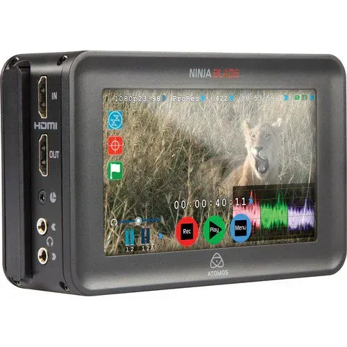  شاشة Atomos Ninja Blade مقاس 5 بوصات ومسجل HDMI على الكاميرا
