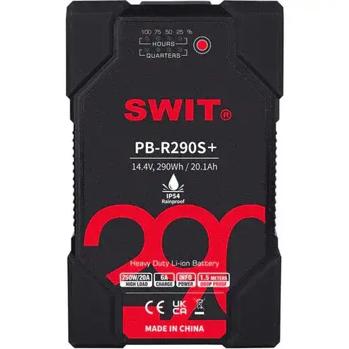 SWIT PB-R290S+ 290Wh Heavy-Duty IP54 Battery Pack (V-Mount)  - Main image for rent | Estajer