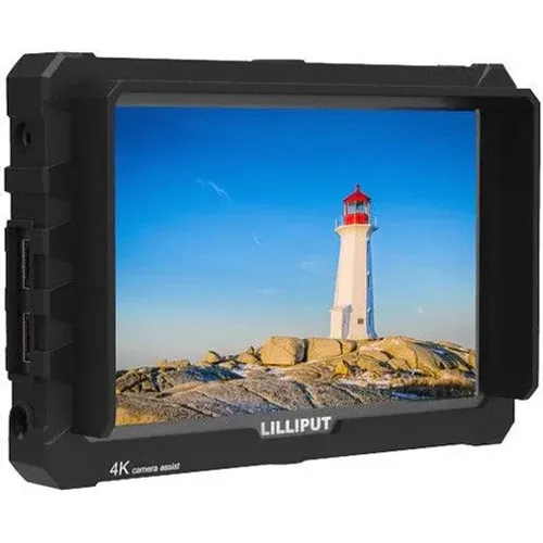   شاشة Lilliput A7S مقاس 7 بوصات عالية الدقة بالكامل مع دعم 4K (علبة سوداء)