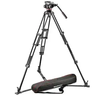 Manfrotto MVH502A Fluid Head and MVT502AM Tripod with Carrying Bag  for rent | Estajer