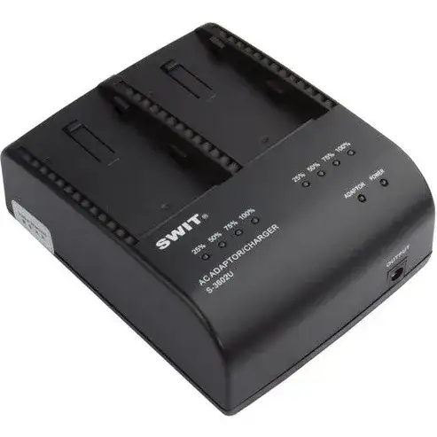 SWIT S-3602U Dual Charger/Adapter for Sony BP-U30/U60 Batteries  - Main image for rent | Estajer