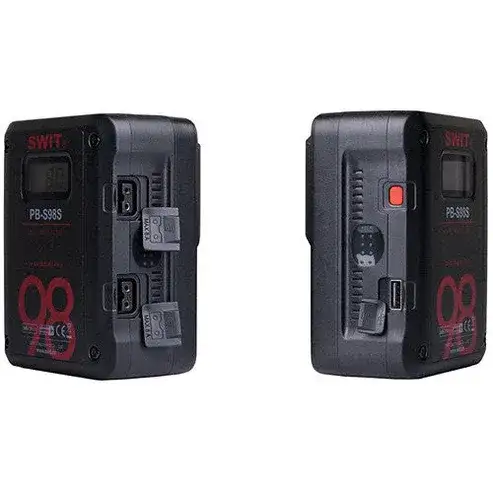 SWIT PB-S98S 14.4V 98Wh Dual D-Tap Heavy-Duty Digital Battery (V-Mount) - Main image for rent | Estajer