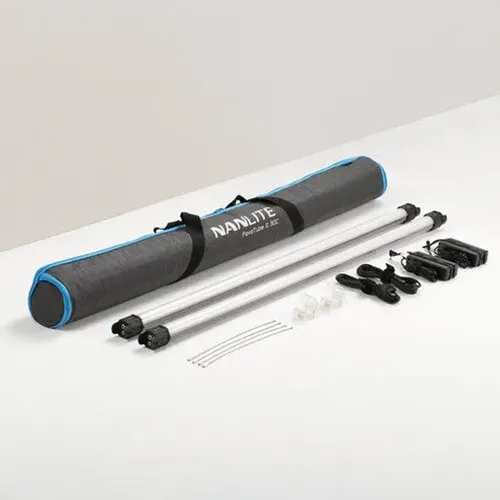  أنبوب إضاءة LED Nanlite PavoTube II 30C RGB (مجموعة 4 أقدام، 2 مصباح)