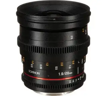 Rokinon 20mm T1.9 Cine DS Lens for Canon EF for rent | Estajer