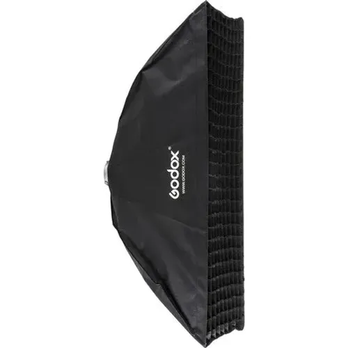    صندوق إضاءة Godox مع حلقة سرعة Bowens وشبكة (13.8 × 63 بوصة)