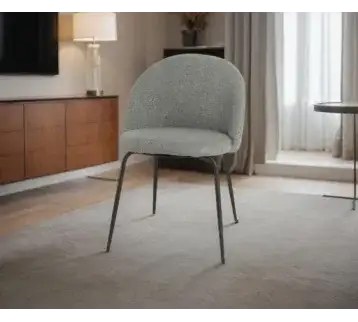Modern seating chair in gray for rent | Estajer