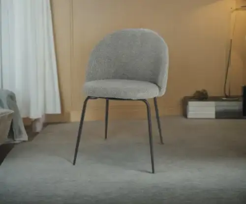 Modern seating chair in gray - Image 2 for rent | Estajer