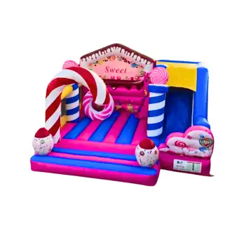 Jump with the candy slide for rent | Estajer