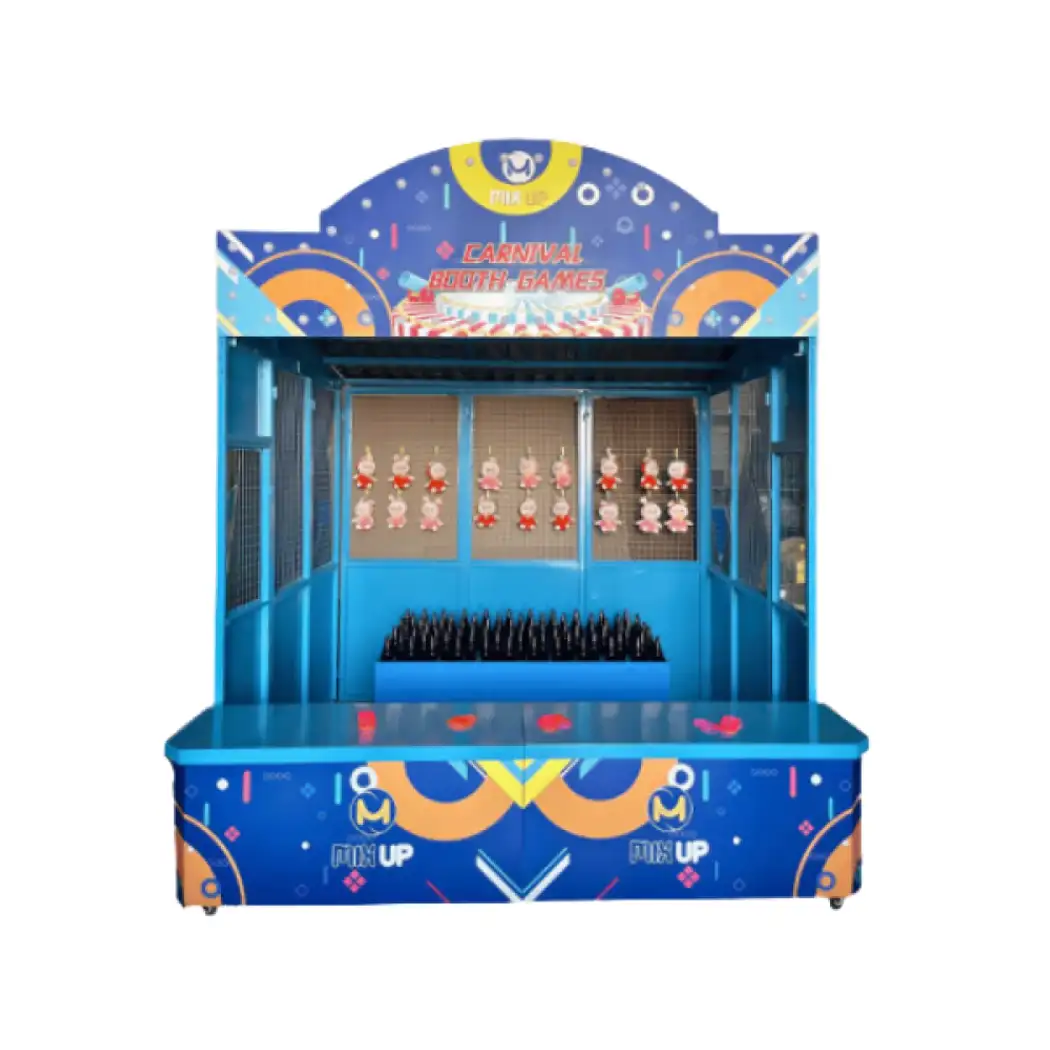 Ring throwing booth