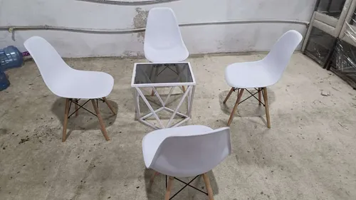 Luxury white plastic chair5
