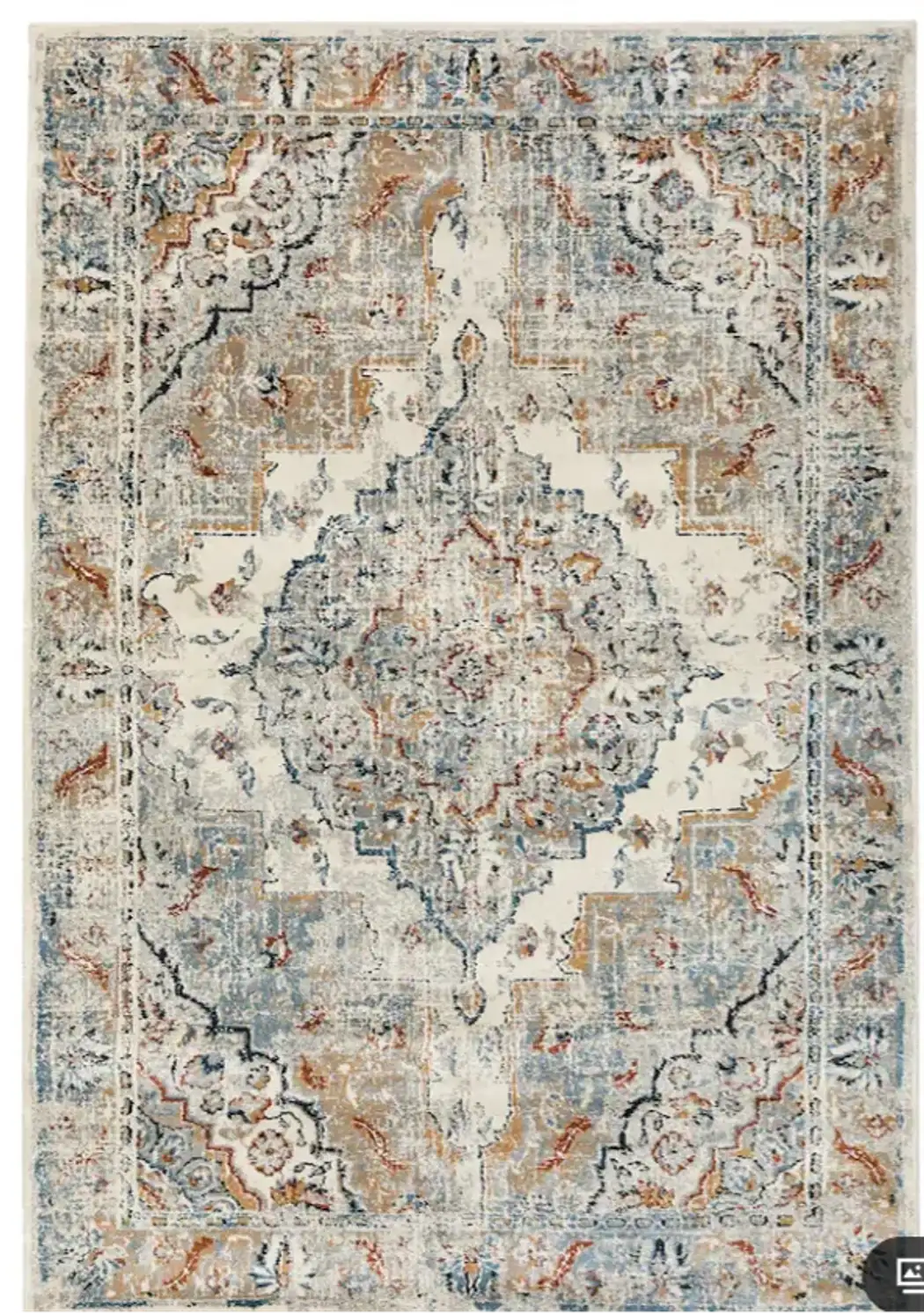 سجادة متعددة الألوان فاخرة لتزيين أرضيات الفعاليات – 160×235 سم