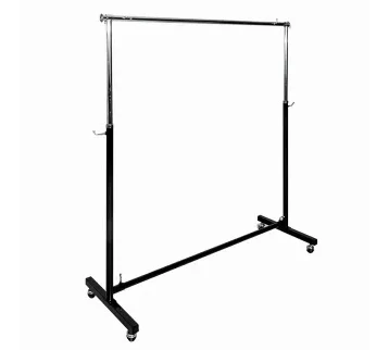 علاقة ملابس متحركة بعجلات NGAKM– أسود 90×140 سم للإيجار | استأجر