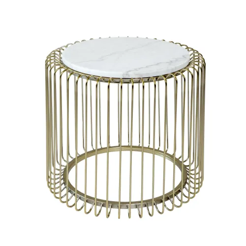 Saray Side Table Marble  
