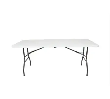 White Folding Tresttle Table 180x70x74H TGWBY for rent | Estajer
