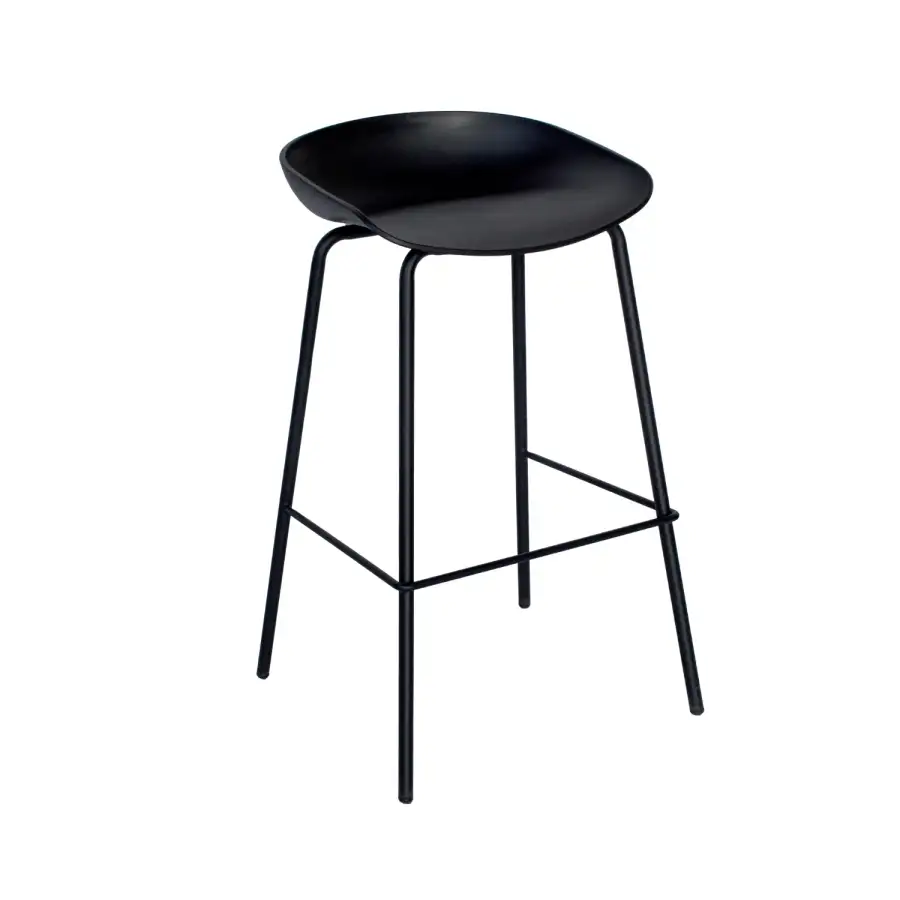 Oslo Bar Stool Black LSBBM - Main image for rent | Estajer