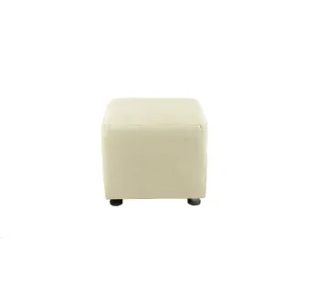 بوف مربع بلون بيج أنيقPSHBF – مقعد أرضي ناعم للإيجار للإيجار | استأجر