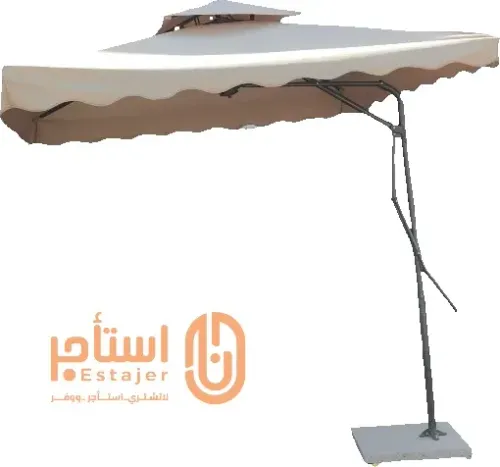 Outdoor seating umbrella for daily/monthly use in Riyadh 2.5m x 2.5m2