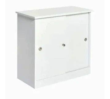 خزانة تخزين بيضاء أنيقة 80x40x80 سمGGWWO | خزانة متعددة الاستخدامات للتأجير  للإيجار | استأجر