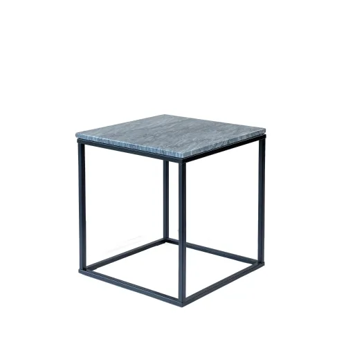 William Coffee Table Black - White Marble
