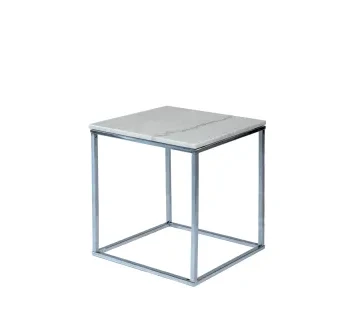 طاولة قهوة "ويليام" بسطح رخامي أسود وإطار كروم FSCBD– تصميم فاخر عصري لتأجير المناسبات والديكور الداخلي للإيجار | استأجر