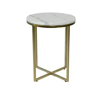 Basma Coffee Table Gold - Black Marble FRFWD for rent | Estajer