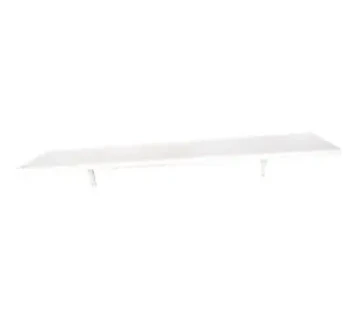 رف حائط أبيض 120×28 سم مع حوامل L معدنيةEGWWO | Jarpen Shelf للإيجار  للإيجار | استأجر