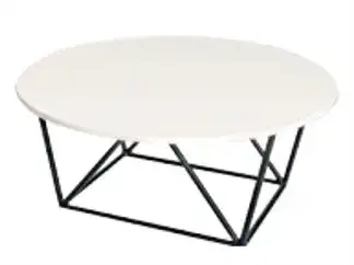 Wire Wood Coffee Table White FRQWMW - Main image for rent | Estajer