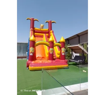 زحلقية سبونج بوب طول 8 إرتفاع 8 العرض 4  للإيجار | استأجر