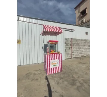 طاولة آلة الفشار والوجبات الخفيفة 148 للإيجار | استأجر