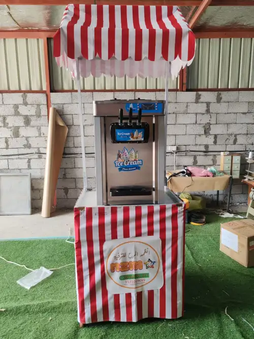 Ice Cream Machine Table for Events & Desserts 150