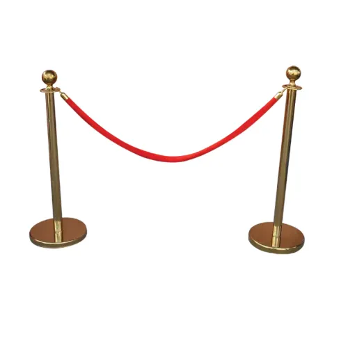 Pole  Gold + Rope Red HRCRM