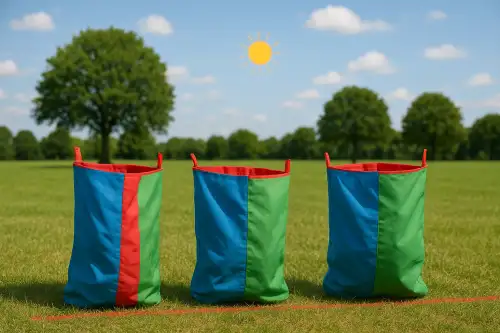 Colorful Jumping Sacks Game – Group Competitions 83 - Image 2 for rent | Estajer