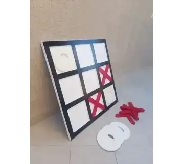 Classic Wooden X.O Game – Brain Challenge for rent | Estajer