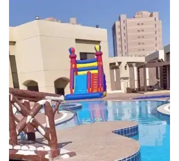 Colorful Water Slide – Vibrant and Continuous Water Play 36 for rent | Estajer