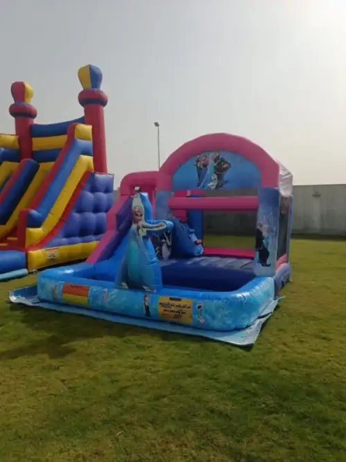 Frozen Water Bouncer and Slide – Complete Frozen-Themed Play 39 - Image 2 for rent | Estajer