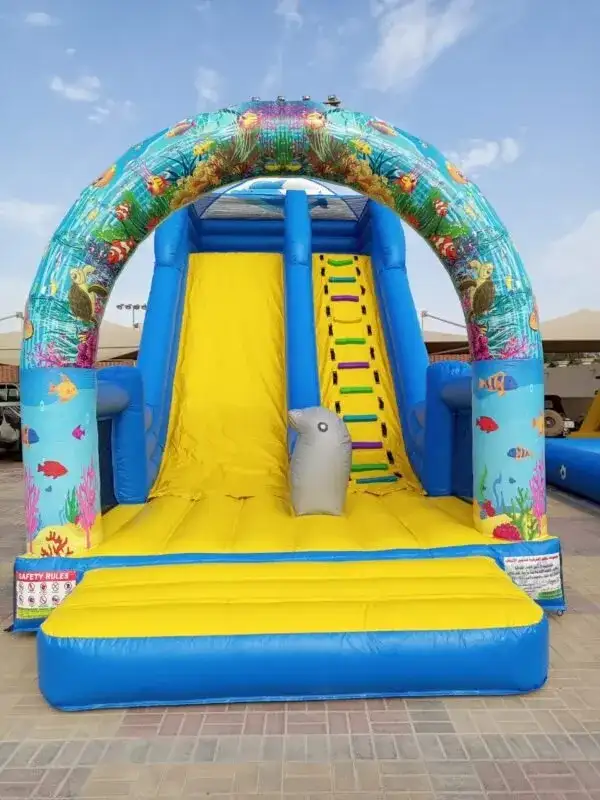 Amazing Dolphin Slide – Jump and Slide Safely with Dolphins 14 - Main image for rent | Estajer