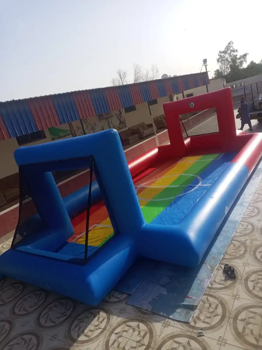 Large Soapy Playground for Kids – Safe Sliding Fun and Water 4 Challenges - Main image for rent | Estajer