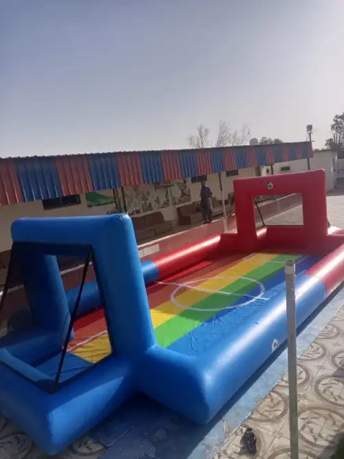 Large Soapy Playground for Kids – Safe Sliding Fun and Water 4 Challenges - Image 3 for rent | Estajer