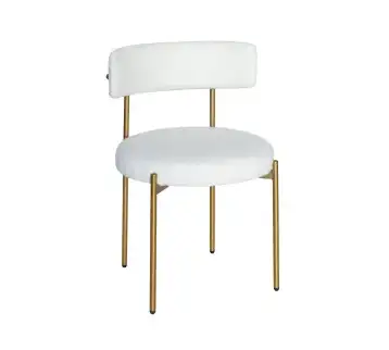 Jeddah Chair Gold - White CSWFF for rent | Estajer