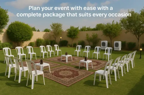 Complete Event Package for 40 Guests – Fully Equipped for Hosting and Hospitality