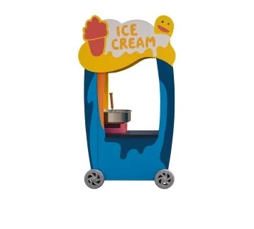 ديكور آلة صنع الآيس كريم – لمسة ممتعة وملونة للفعاليات للإيجار | استأجر