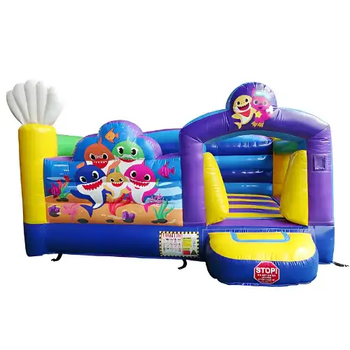 Baby Shark Bouncy Castle – For Kids (Product No. 0091) - Main image for rent | Estajer