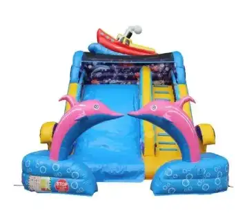 Dolphin Water Slide – Product No. 0019 for rent | Estajer