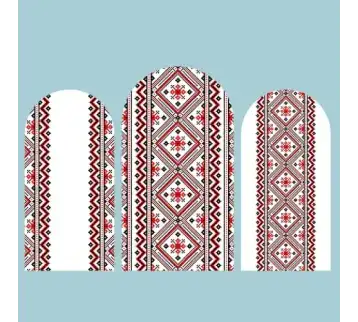 Photo Booth Backdrop Theme with 3 Decorative Stands 303 for rent | Estajer