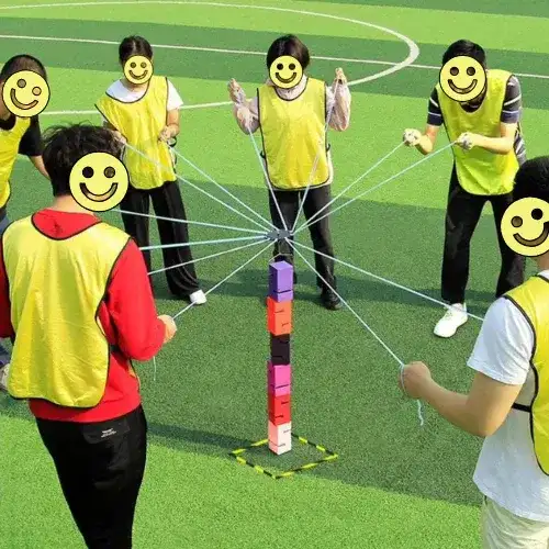 Tower Transfer Game   – Fun & Interactive Team Building Activity 314 - Image 3 for rent | Estajer