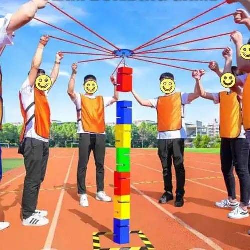 Tower Transfer Game   – Fun & Interactive Team Building Activity 314 - Image 2 for rent | Estajer