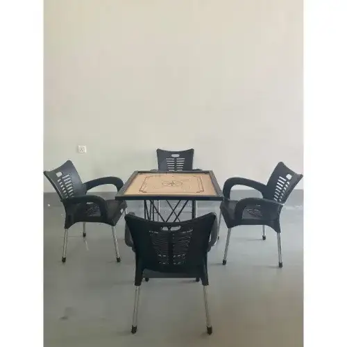 Carrom Table with 4 Chairs – Fun Group Board Game 179 - Image 3 for rent | Estajer